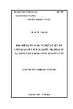 Đặc điểm lâm sàng và một số yếu tố liên quan đến kết quả điều trị phản vệ tại Bệnh viện Trung ương Thái Nguyên (Luận văn thạc sĩ)