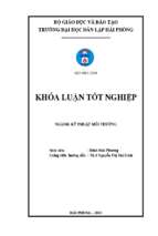 Luận văn môi trường hiện trạng môi trường công ty xi măng lam thạch và giải pháp nâng cao chất lượng môi trường