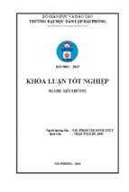 Luận văn môi trường đánh giá hiện trạng quản lý rác thải sinh hoạt tại quận lê chân   hải phòng