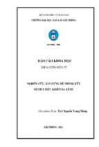 Luận văn điện tử nghiên cứu, xây dựng hệ thống kết nối bus điều khiển đa kênh