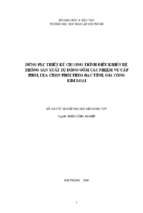Luận văn điện tử dùng plc thiết kế chương trình điều khiển hệ thống sản xuất tự động gồm các nghiệp v