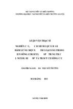Nghiên cứu, xác định mối quan hệ giữa hàm lượng một số kim loại nặng trong hến sông (corbicula sp), trùng trục (lanceolaria sp) và trầm tích sông cầu