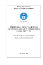 Luận văn điện tử tìm hiểu hoạt động của hệ thống truyền động điện động cơ bldc không có cảm biến vị trí