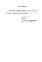 Luận văn điện tử xây dựng hệ thống sử dụng năng lượng mặt trời cho chiếu sáng