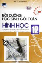 Ebook, sách luyện thi, sách tham khảo,sách mới, tài liệu ôn thi, luyện thi thpt, đề thi  bồi dưỡng học sinh giỏi toán hình học 12   lê hoành phò