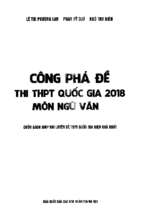Ebook, sách luyện thi, sách tham khảo,sách mới, tài liệu ôn thi, luyện thi thpt, đề thi  cong pha de thi quoc gia mon ngu van 2018