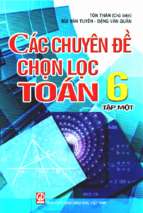 Ebook, sách luyện thi, sách tham khảo,sách mới, tài liệu ôn thi, luyện thi thpt, đề thi  các chuyên đề chọn lọc toán 6 tập 1