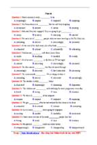50 bài tập   phân từ  có lời giải chi tiết