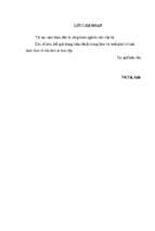 Các giải pháp chống thất thu thuế thu nhập doanh nghiệp đối với các doanh nghiệp trên địa bàn huyện bảo yên  lào cai