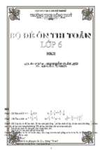 28 đề thi toán lớp 6 học kì 2 file word