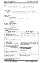 Giáo án tin học 8 trọn bộ cả năm 1