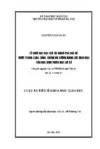 Tổ chức dạy học tìm tòi khám phá chủ đề nước trong cuộc sống nhằm bồi dưỡng năng lực khoa học của học sinh trung học cơ sở