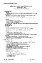 Kế hoạch giảng dạy tin học 8