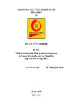 Thiết kế hệ thống điều khiển giám sát cho công đoạn xử lý nước thải cho nhà máy bia thanh hóa công suất 2000 m3 ngày đêm
