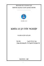 A study on techniques to learn and improve english lexical resource for the third   year english majors at hai phong private universiry