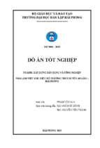 đồ án tốt nghiệp xây dựng dân dụng và công nghiệp nhà làm việc khu hiệu bộ trường thcs huyện an lão   hải phòng