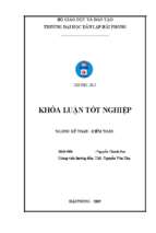 Hoàn thiện công tác kế toán vốn bằng tiền tại công ty cổ phần thương mại đầu tư tân hương