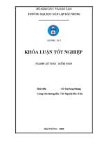 Hoàn thiện công tác kế toán vốn bằng tiền tại công ty tnhh thương mại dịch vụ kihin