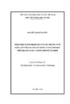 Nhân thân người phạm tội cố ý gây thương tích hoặc gây tổn hại cho sức khoẻ của người khác trên địa bàn quận 7, thành phố hồ chí minh