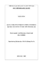 Quản lý nhà nước về dịch vụ thông tin di động mặt đất trả trước từ thực tiễn tỉnh đắk lắk