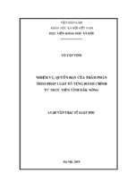 Nhiệm vụ, quyền hạn của thẩm phán theo pháp luật tố tụng hành chính từ thực tiễn tỉnh đắk nông