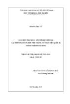 Giáo dục pháp luật đối với học sinh tại các trường trung học phổ thông, từ thực tiễn quận 10, thành phố hồ chí minh