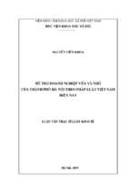 Hỗ trợ doanh nghiệp vừa và nhỏ của thành phố hà nội theo pháp luật việt nam hiện nay