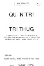 Quản trị dựa vào tri thức  ikujiro nonaka, ryoko toyama, toru hirata; võ kiều linh dịch