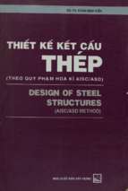 Thiết kế kết cấu thép  theo quy định của hoa kỳ aiscasd  đoàn định kiến