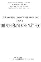 Thí nghiệm công nghệ sinh học tập 2 thí nghiệm vi sinh vật học nguyễn đức lượng, phan thị huyền, nguyễn ánh tuyết
