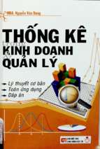 Thống kê trong kinh doanh và quản lý nguyễn văn dung