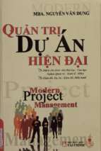 Quản trị dự án hiện đại  nguyễn văn dung