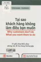 Tại sao khách hàng không làm điều bạn muốn 24 giải pháp khắc phục những vấn đề bán hàng thường gặp  ferdinand fournies