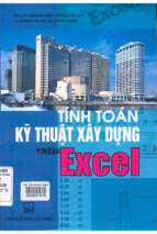 Tính toán kỹ thuật xây dựng trên excel  nguyễn viết trung chủ biên, hoàng hà, lê quang hanh