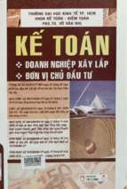 Kế toán doanh nghiệp xây lắp và kế toán đơn vị chủ đầu tư  võ văn nhị