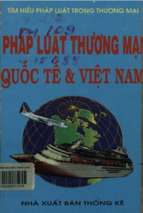 Pháp luật thương mại quốc tế và việt nam  lê quang liêm sưu tầm, biên soạn