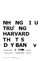 Những điều trường harvard thật sự dạy bạn philip delves broughton; vũ quế hương, hương giang dịch
