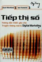 Tiếp thị số  hướng dẫn thiết yếu cho truyền thông mới và digital marketing  kent wertime, ian fenwick