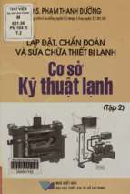 Cơ sở kĩ thuật lạnh tập 2