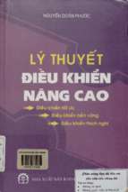 Lý thuyết điều khiển nâng cao  điều khiển tối ưu   điều khiển bền vững   điều khiển thích nghi  nguyễn doãn phước.   in lần thứ 2   có sửa chữa và bổ sung.