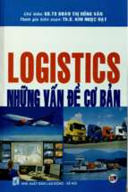 Logistics những vấn đề cơ bản đoàn thị hồng vân, kim ngọc đạt