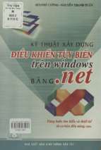 Kỹ thuật xây dựng điều khiển tùy biến trên windows bằng .net  bùi phú cường, nguyễn thanh tuấn