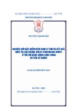 Nghiên cứu đặc điểm điện sinh lý tim và kết quả điều trị hội chứng wolff parkinson white ở trẻ em bằng năng lượng sóng có tần số radio