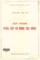 Quy phạm phân cấp và đóng tàu sông  cục đăng kiểm việt nam