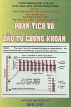 Phân tích và đầu tư chứng khoán  soạn theo chương trình mới của ubcknn  bùi kim yến và những người khác