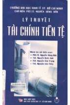 Lý thuyết tài chính tiền tệ  nguyễn đăng dờn và các tác giả khác