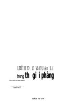 Lãnh đạo trong thế giới phẳng  lãnh đạo và quản lý trong thế giới phẳng  nhóm sức sống mới tổng hợp