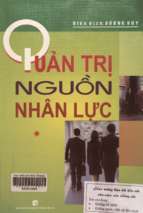 Quản trị nguồn nhân lực. tập 1  hương huy biên dịch