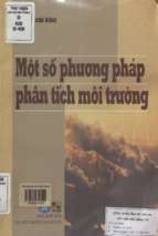 Một số phương pháp phân tích môi trường  lê đức và những người khác