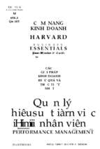 Quản lý hiệu suất làm việc của nhân viên  trần thị bích nga, phạm ngọc sáu biên dịch